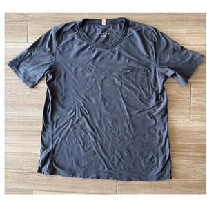 Lunya Gray Cotton Short Sleeve Pocket T-Shirt Crewneck XL Extra Large